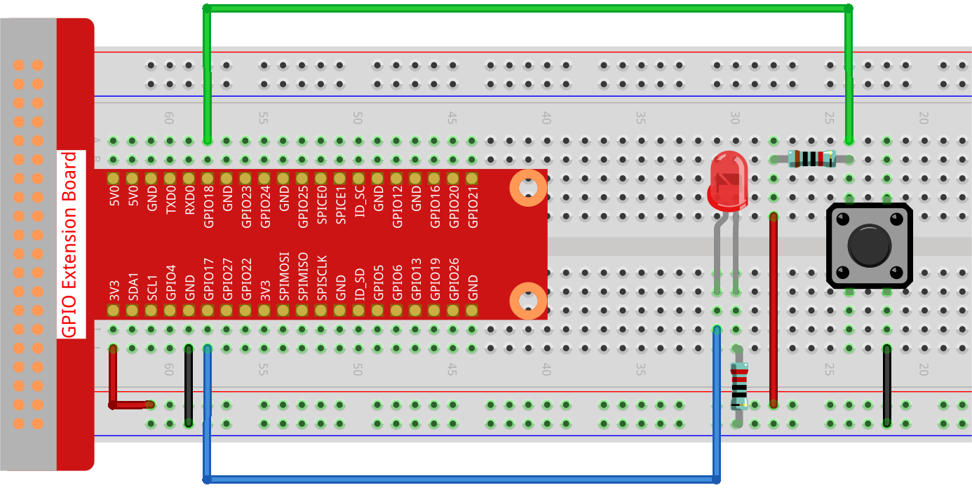 Button input schematic